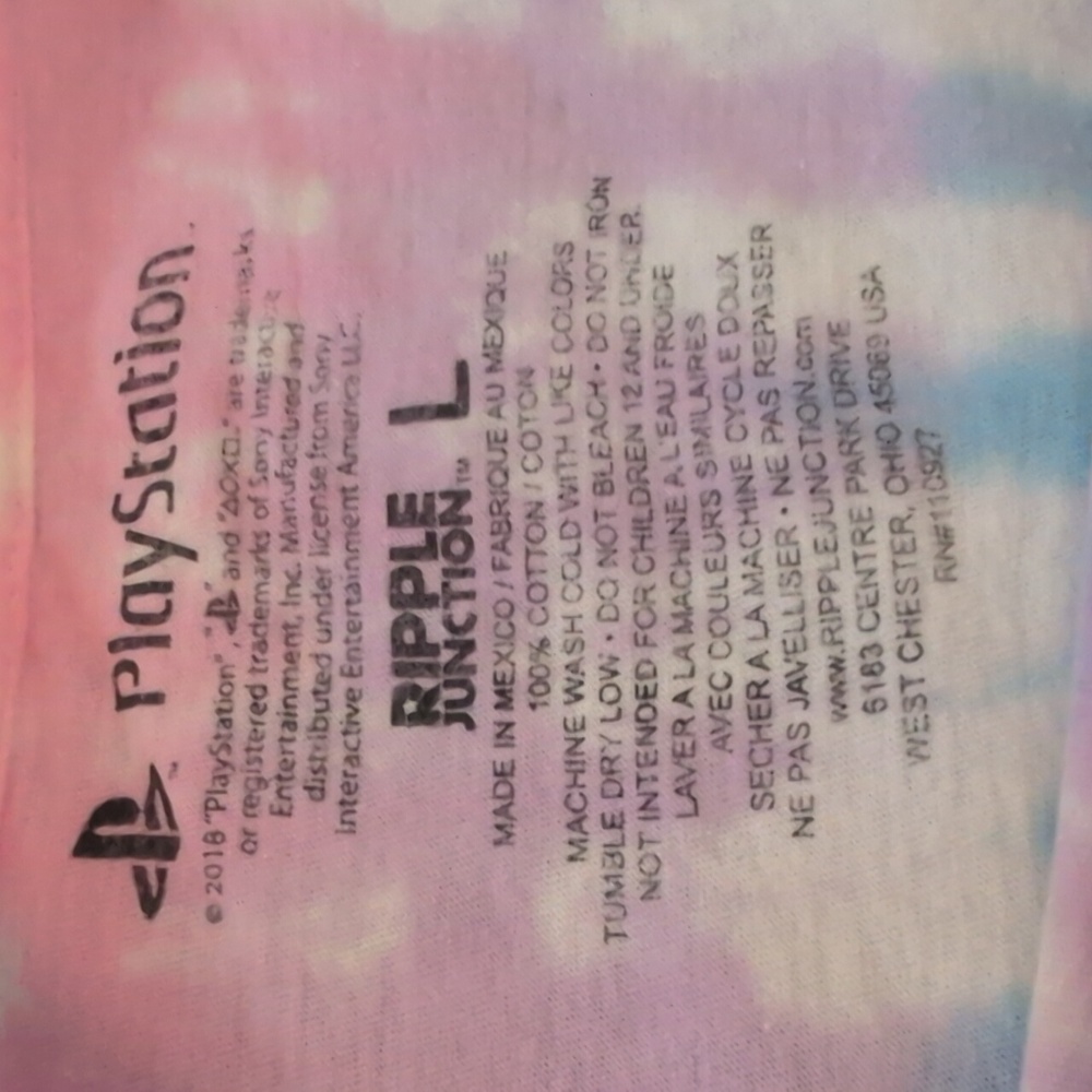 Sony | Vintage PlayStation Tie-Dye T-Shirt 90s - Picture 11 of 11
